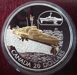 20 Долларов 2004 г, Канада, "Корабль HMCS Bras d'Or (FHE 400)", серебро 31,1 г, фото №4