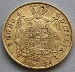 40 лир 1812 год Италия Золото 12,87 грамм 900, фото №3