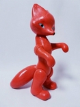Игрушка кукла Ссср целлулоид на резинках лиса лисица лисичка цена клеймо, numer zdjęcia 2