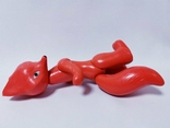 Игрушка кукла Ссср целлулоид на резинках лиса лисица лисичка цена клеймо, фото №3