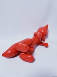 Игрушка кукла Ссср целлулоид на резинках лиса лисица лисичка цена клеймо, numer zdjęcia 6