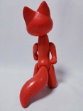 Игрушка кукла Ссср целлулоид на резинках лиса лисица лисичка цена клеймо, фото №9