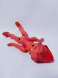 Іграшкова лялька СРСР целулоїдна на гумках Буратіно 27 см, фото №13