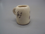 Figure ceramics miniature Germany mug beer glass Grink Grink Bruderlein trink, photo number 8