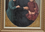 Картина 19 століття "Сімейний портрет"., фото №4