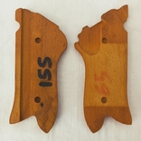Щечки-накладки рукоятки (символика WH) Luger P08, реплика, фото №3