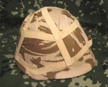 Кавер на каску DDPM чехол на шлем защитный камуфляж Desert, фото №2