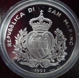 10.000 лир,Сан-Марино, 1997 год, Джон Кабот - серебро, фото №5