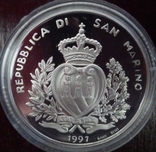 10.000 лир,Сан-Марино, 1997 год, Джон Кабот - серебро, фото №7
