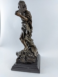 "Пророк Даниил с крестом и львом" Скульптор JULES F. COUTAN 58 см. Бронза. Мрамор. Франция, фото №3