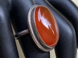 Серебряное кольцо с сердоликом, photo number 3