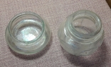 Винтаж баночки для крема стекло, фото №3
