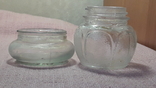 Винтаж баночки для крема стекло, фото №5
