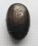 Серебряное яйцо, клеймо мастера ‘‘ПА’’ 84, photo number 2