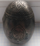 Серебряное яйцо, клеймо мастера ‘‘ПА’’ 84, photo number 9