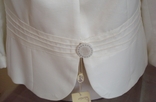 Dolly новый нарядный женский пиджак цвета шампань 3/4 рукав польша, фото №7