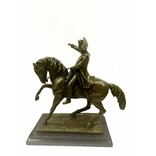 Статуя "Наполеон на лошади" Claude Michel.Огромная. 62-60. Бронза. Мрамор. Франция., фото №3