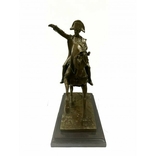 Статуя "Наполеон на лошади" Claude Michel.Огромная. 62-60. Бронза. Мрамор. Франция., фото №4