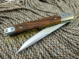 Нож стилет складной Флиппер M390 с чехлом, фото №5