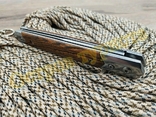 Нож стилет складной Флиппер M390 с чехлом, фото №7