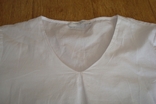 Gerry Weber красивая женская блузка хлопок белая по низу волан, фото №7