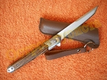 Нож складной Флиппер M390 танто с чехлом, фото №2