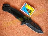 Складной тактический нож Dark Side стеклобой стропорез Frame Lock 21 см, фото №5