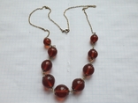 Amber necklace in silver 875, amber pendant in silver 875, USSR., photo number 8