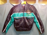 Protective Moto Jacket moto line scotchlite 3m genuine leather Germany 52 size, photo number 3