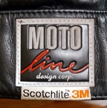 Protective Moto Jacket moto line scotchlite 3m genuine leather Germany 52 size, photo number 7