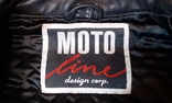 Protective Moto Jacket moto line scotchlite 3m genuine leather Germany 52 size, photo number 8
