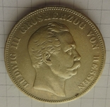 Гессен, 5 марок, 1876г., фото №4