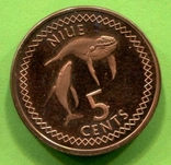 Ниуэ 5 центов 2009, фото №2