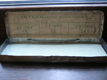 Старинная металлическая коробка для карандашей. A. W. FABER, фото №4