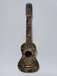 Сувенір СРСР іграшкова гітара целулоїдна 19 см зі струнами, фото №2