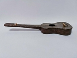 Сувенір СРСР іграшкова гітара целулоїдна 19 см зі струнами, фото №3
