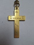 Цепочка и крест золото 56 пробы, photo number 5