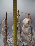 Model fregaty okrętowej Confection wysokość drzewa żaglowego 32 cm, długość 31 cm, numer zdjęcia 3
