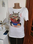 Футболка аниме суши тоторо хаяо миядзаки косплей Totoro Ghibli студия Гибли котобус, photo number 2