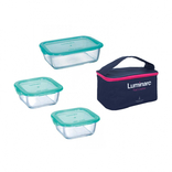 Набор пищевых контейнеров luminarc keepnbox 3 предмета сумка, numer zdjęcia 2
