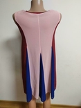 Стильное платье сарафан на подкладке бордо шифон, фото №5