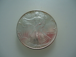 1 доллар 1994г, серебро 1 унция 31.1 грамм, фото №2