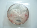 10 юаней 2008г, серебро 1 унция 31.1 грамм, панда, фото №2