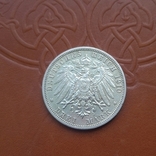Німецька імперія 3 марки, 1910 Баден, фото №7