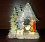 The Birth of Jesus Christ Prickly Plastic Vintage Europe, photo number 2