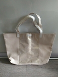 Lanvin lancome, оригинал вместительная женская бежевая сумка, photo number 2