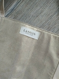 Lanvin lancome, оригинал вместительная женская бежевая сумка, фото №5