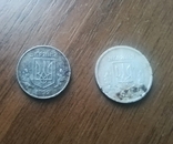 1 Копійка 1992 та 2 копійки 1993 алюміній, 4 монети, фото №6