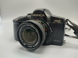Фотоаппарат Yashica 109 28mm 2.8, 35-70, cullmann c28, vivitar mc 2x-24 C-Y M42 комплект, фото №3