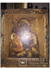 Икона Богородицы 17-18 века. Троеоучица Ковчежная. Палех, фото №5